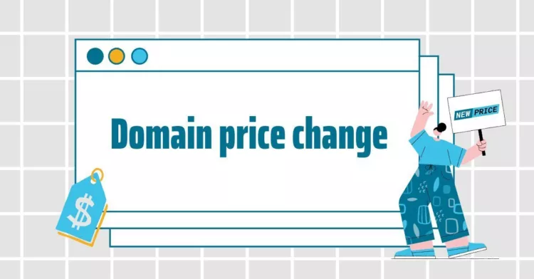 Price change for eight TLDs from 1st August 2023