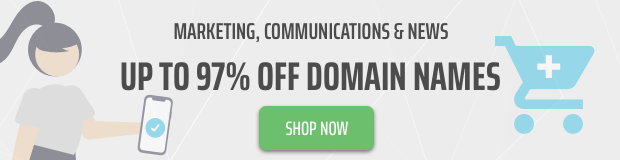 Domain extensions promotion