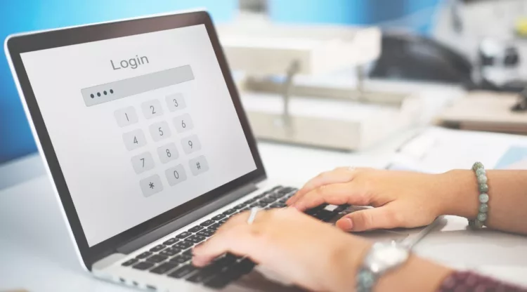 login page