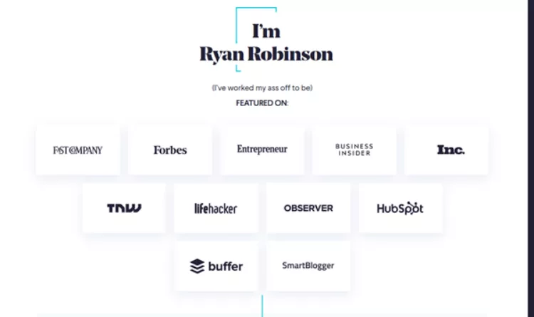 Sample personal website