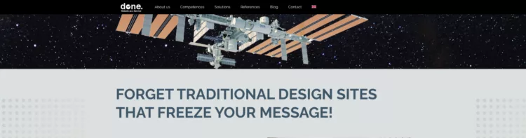 Web agency Done unconventional approach to website management