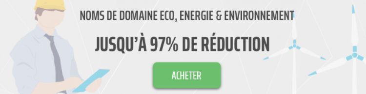 Domaines Eco & Environnement Domaines Eco & Environnement