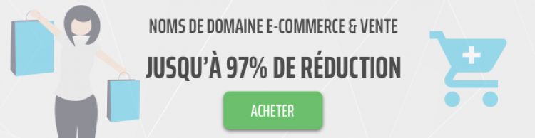 Promos domaine e-commerce & vente