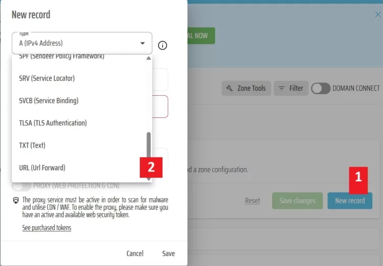 How to set up a URL forward