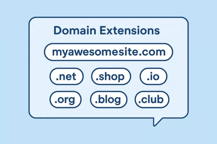 Domain extensions