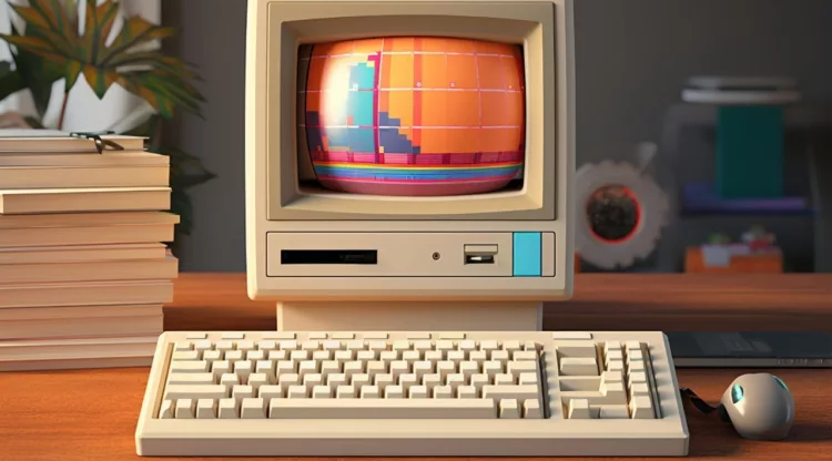 90s computer AI generated