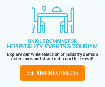 Domains for Hospitality, Events and Tourism