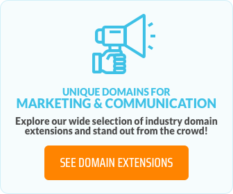 Domains for Marketing & Communication