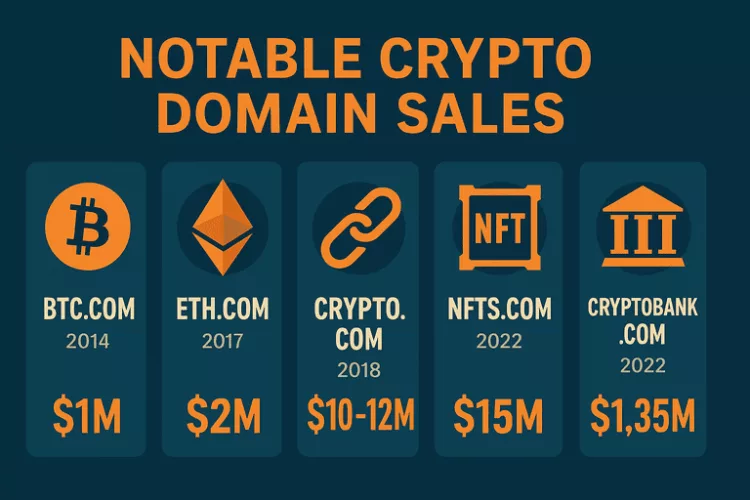 notable Crypto domain sales
