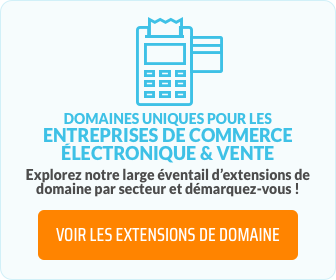 Domaines E-commerce & Vente