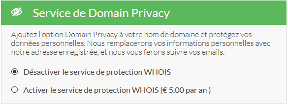 Domain Privacy