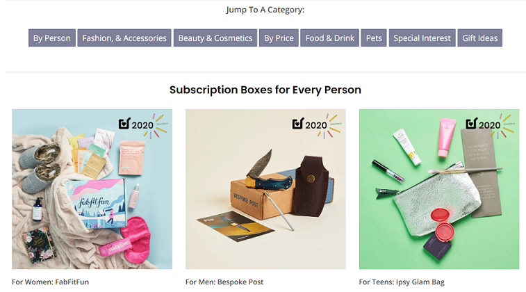 Subscription Boxes