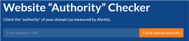 Website Authority checker Website Authority checker