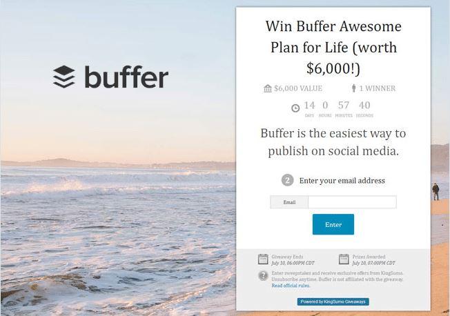 Buffer email list