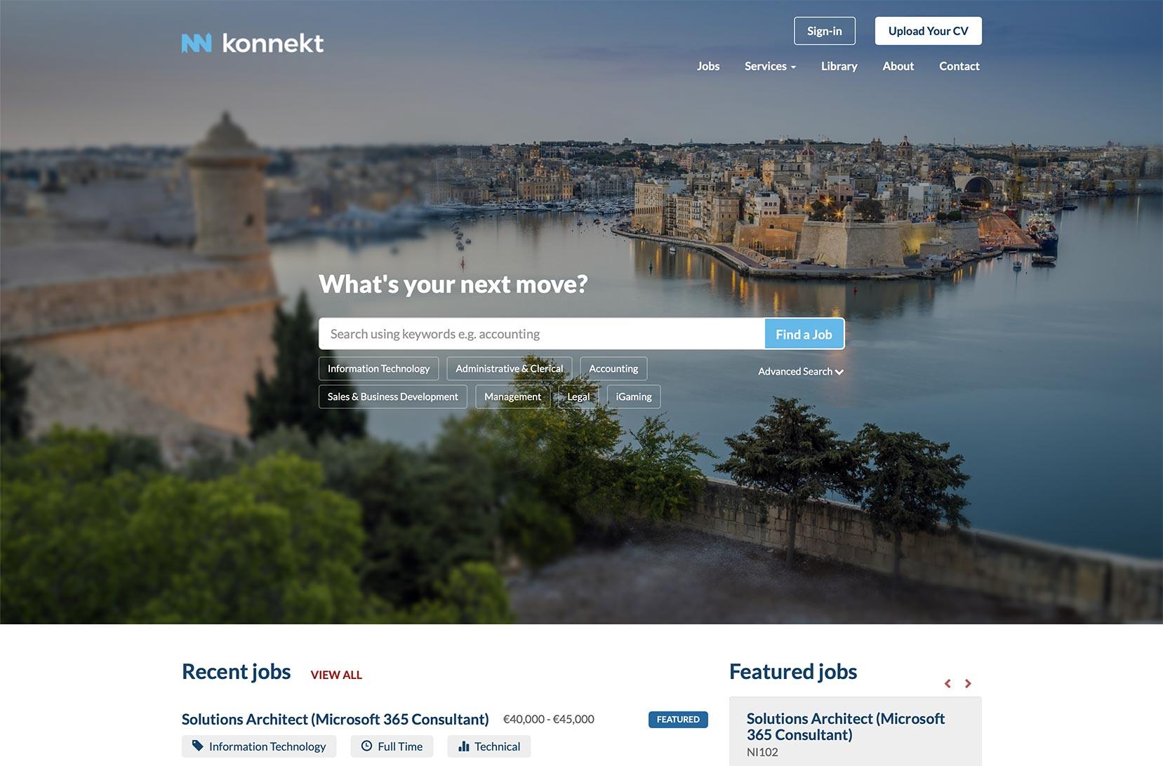 Sitio Web Konnekt