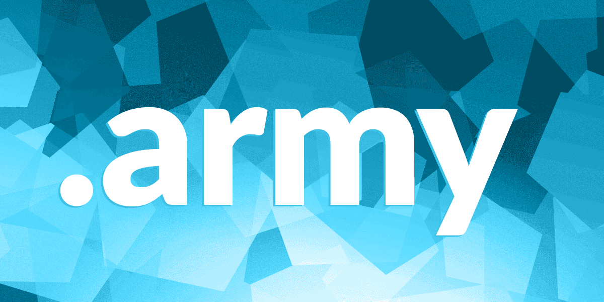 .ARMY domain registration Get your .ARMY domain name