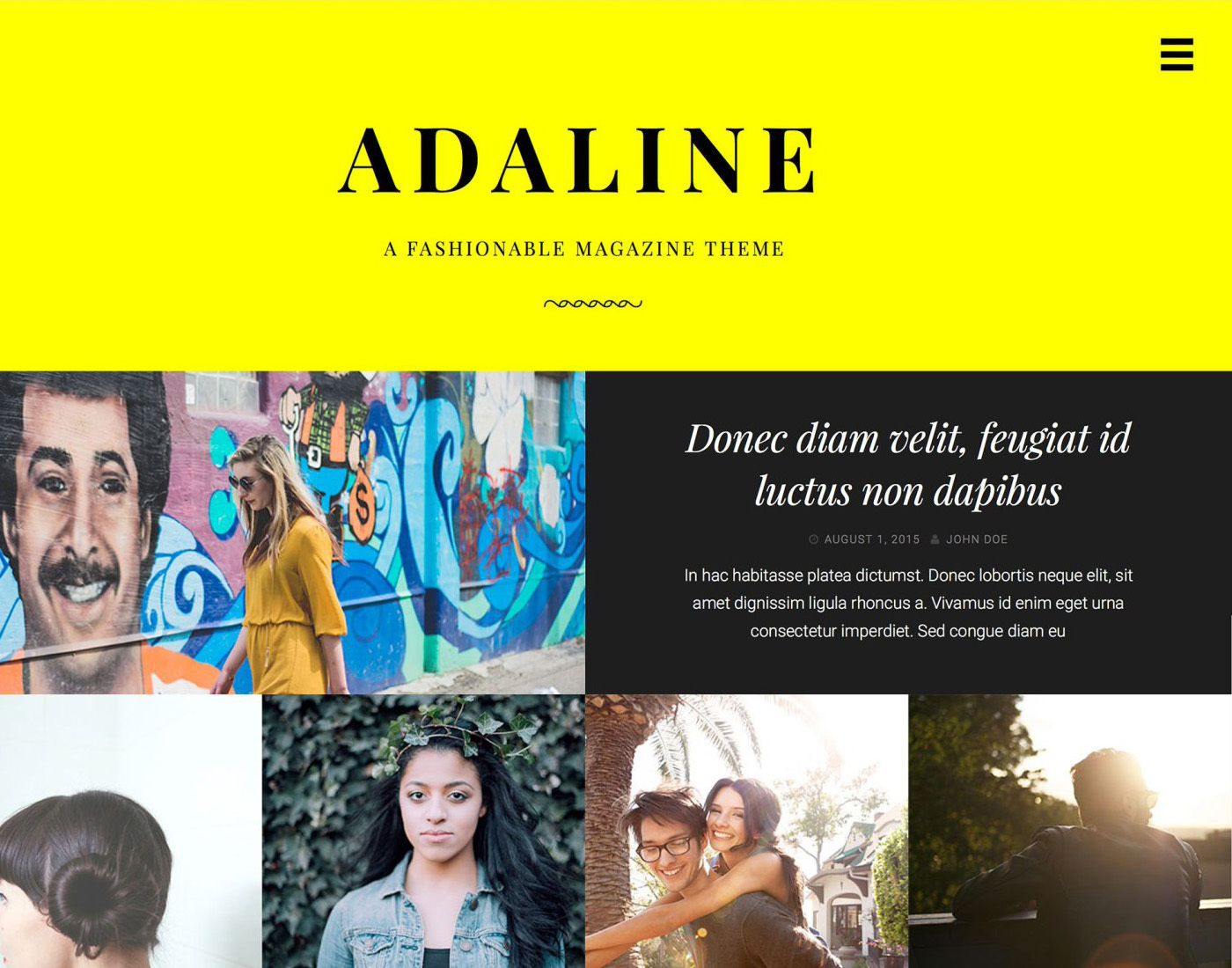 Theme WordPress Adaline